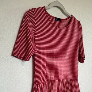 GAP T-Shirt Dress Red Stripes